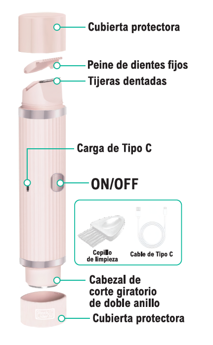 DEPILADORA DOBLE CABEZAL
