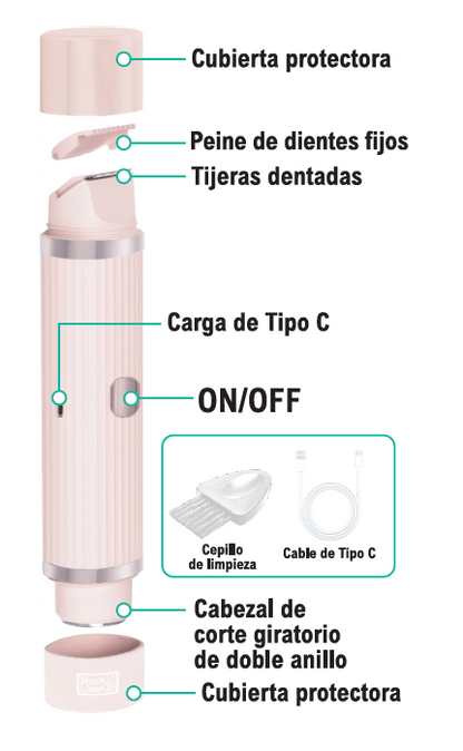 DEPILADORA DOBLE CABEZAL