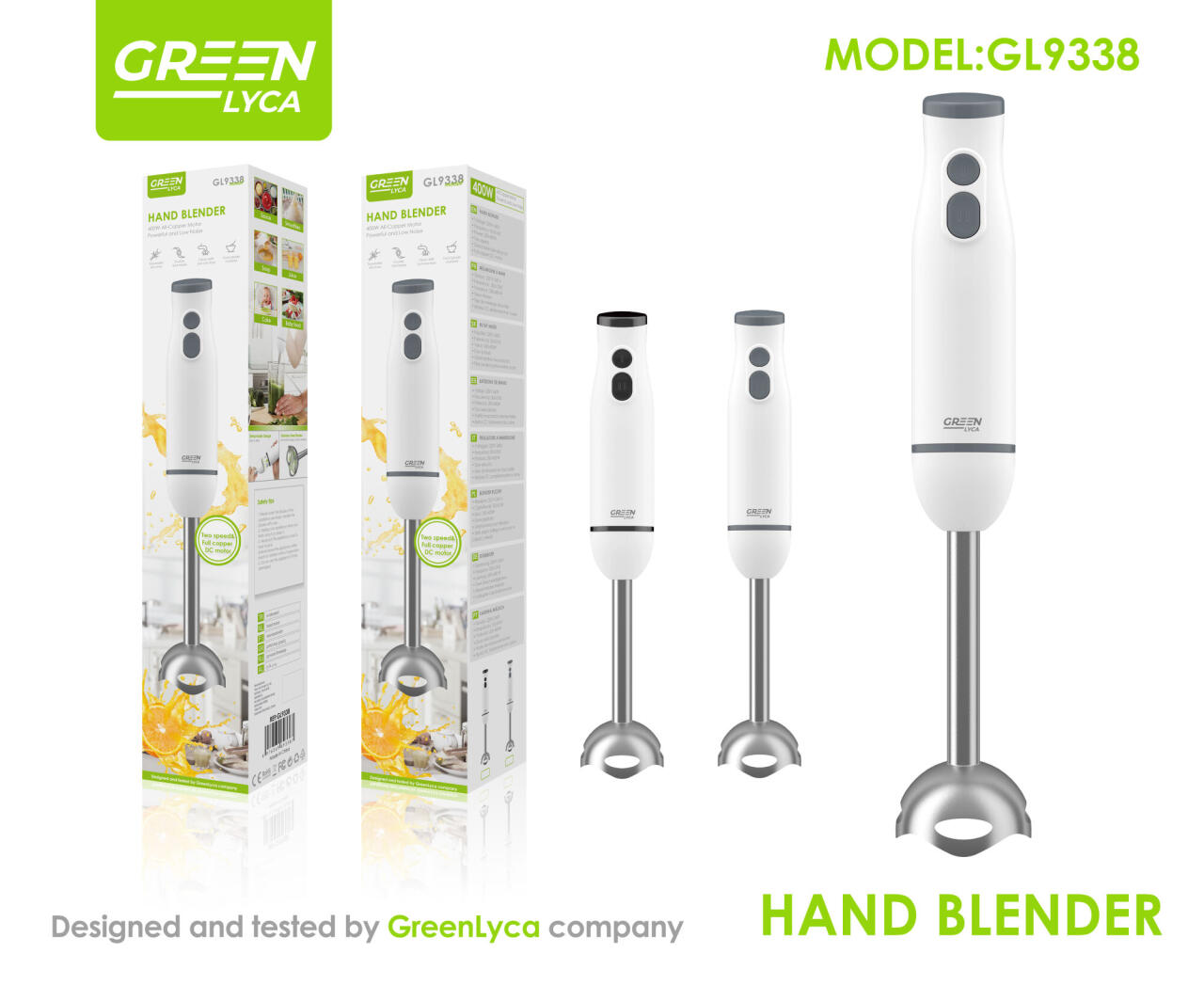 Batidora de Mano Eléctrica Multifunción para Cocina